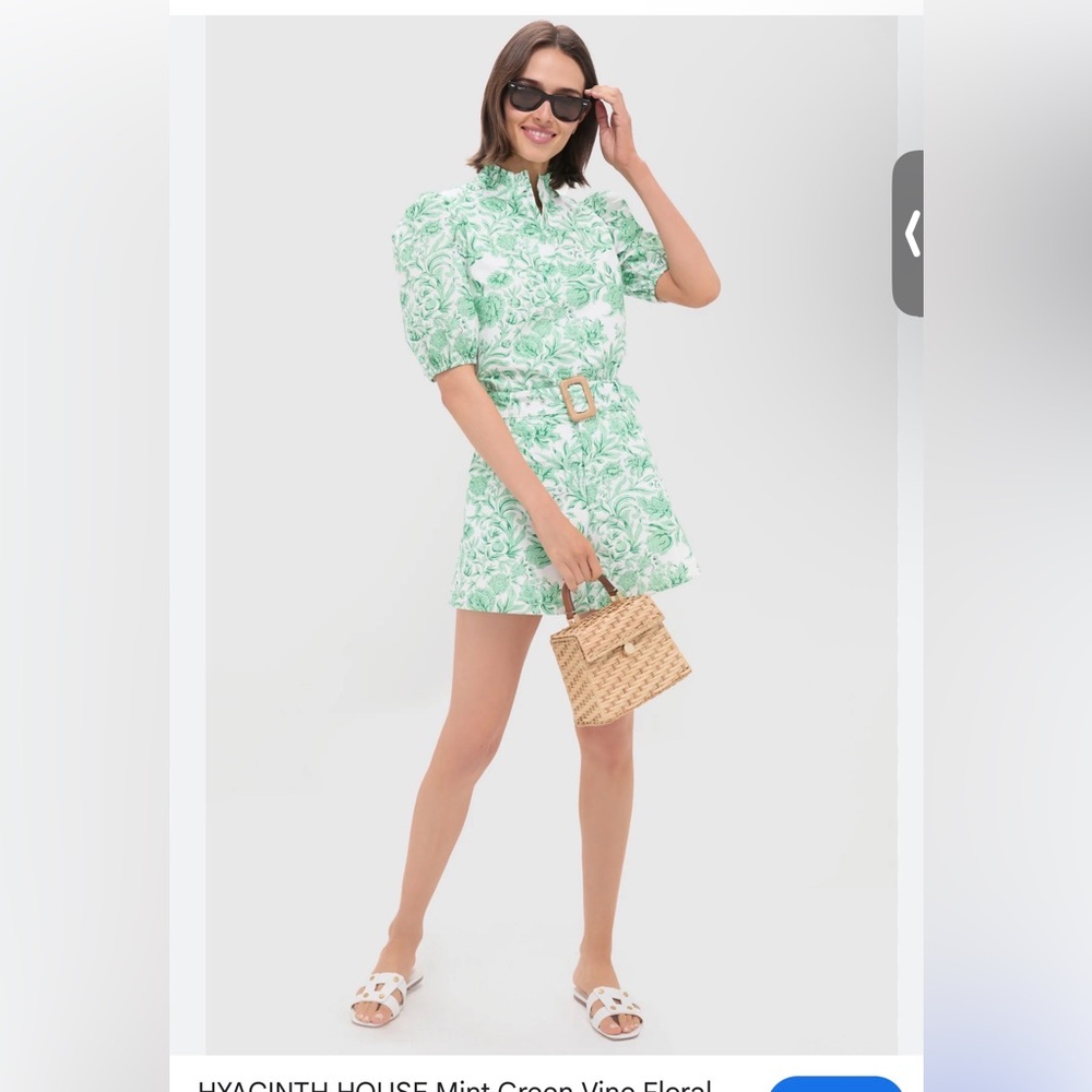 NWT Hyacinth House Mint Green Carolina Shorts